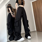Sarah Express High Waist Quick Drying Retro Casual Pants