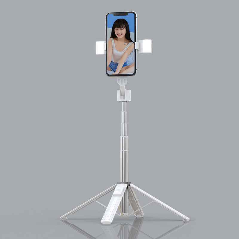 Sarah Express Bluetooth Selfie Stick Tripod with LED Fill Light - Extendable Phone Holder Stand