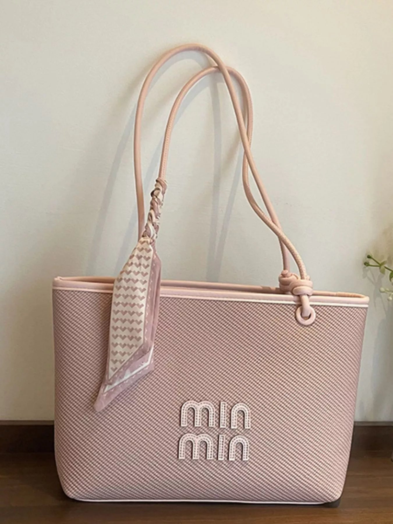 Sarah Express Women's Woven-Texture Tote Bag