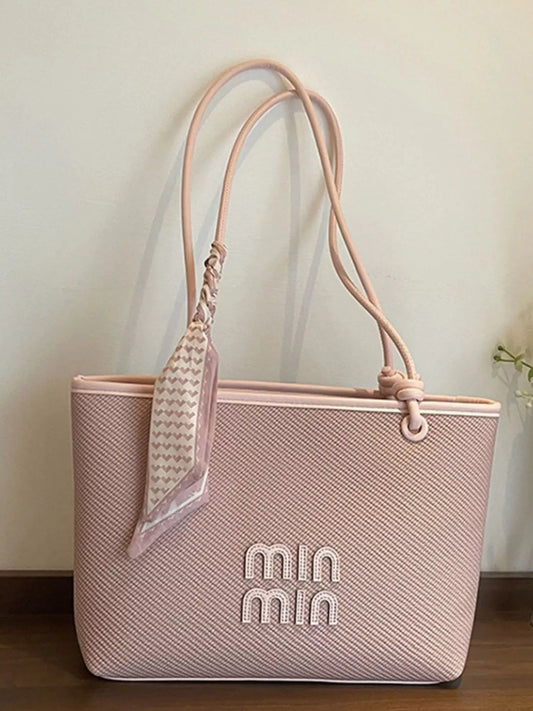 Sarah Express Women's Woven-Texture Tote Bag