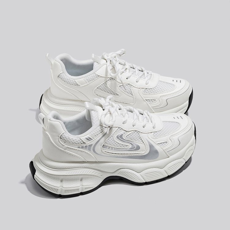 Sarah Express Womens Breathable Mesh Casual Running Shoes White