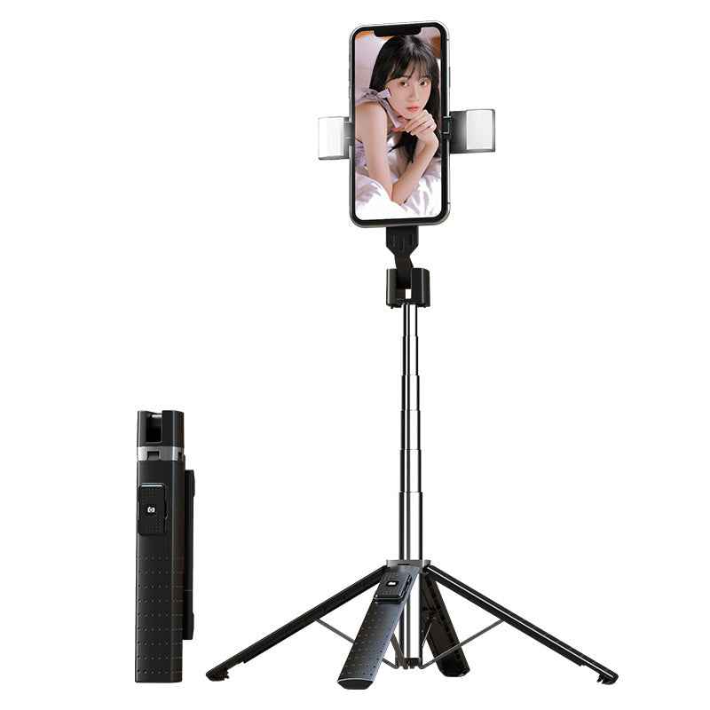 Sarah Express Bluetooth Selfie Stick Tripod with LED Fill Light - Extendable Phone Holder Stand 3 Style USB