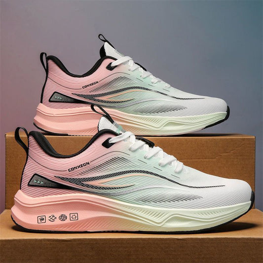 Sarah Express Men's Breathable Casual Running Sneakers | Lace-Up Low-Top Shoes