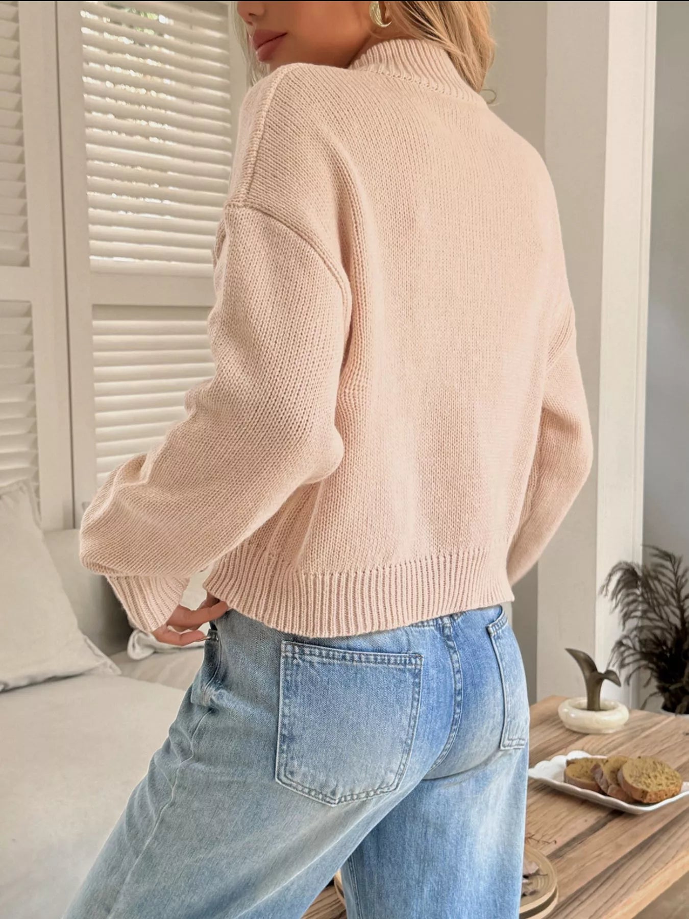 Sarah Express Women's Button-Down Knit Cardigan