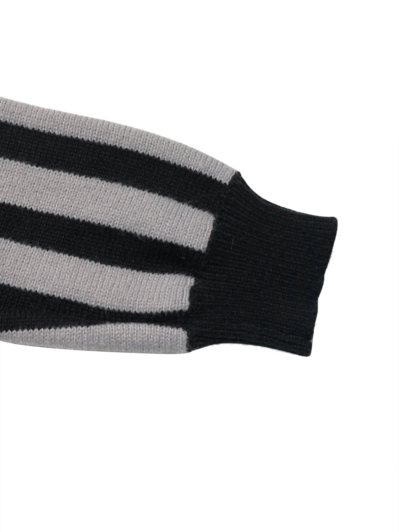 Trendsi Women's Striped Button Front Long Sleeve Sweater