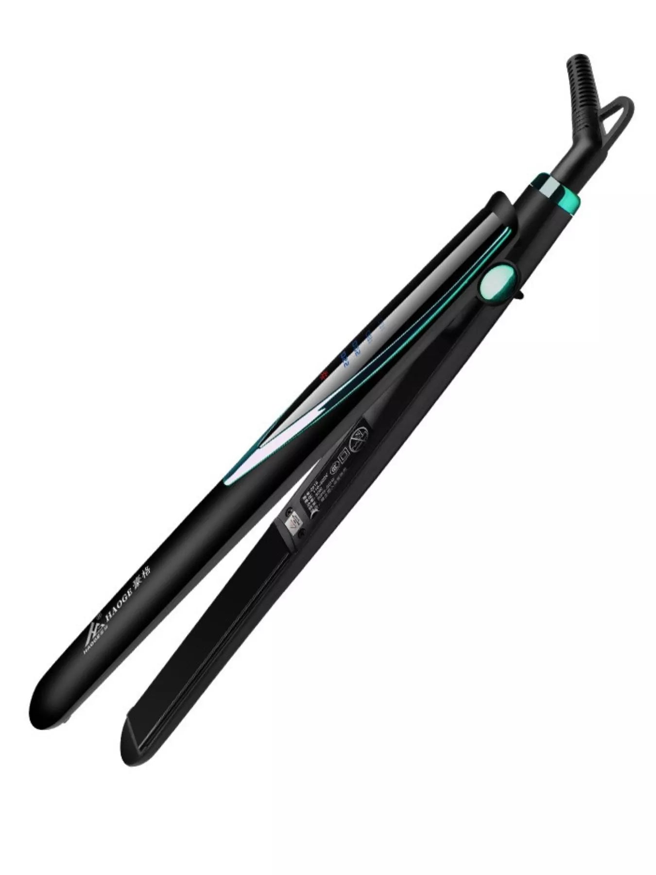 Sarah Express 2-in-1 Hair Straightener and Curler with Adjustable Temperature Control Dark Green