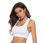 Sarah Express Women's Hooded Sports Bra Yoga Vest - Quick-Drying Shockproof Running Crop Top