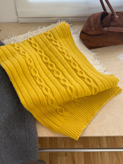 Sarah Express Women's Textured Knit Winter Scarf - Cozy Warm Infinity Scarf