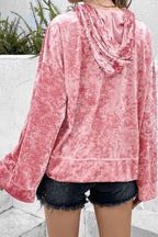 Sarah Express Women's Thunderbolt Sequin Long Sleeve Hoodie