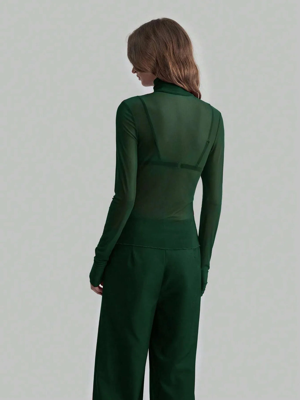 Sarah Express Women's Turtleneck Long Sleeve Top