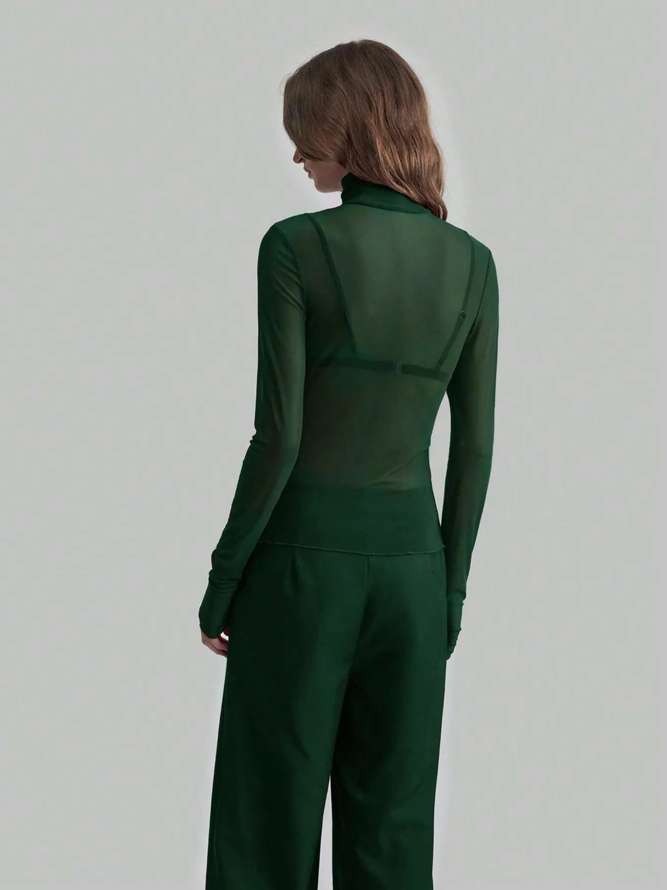 Sarah Express Women's Turtleneck Long Sleeve Top