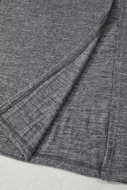 Sarah Express Women's V Neck T-Shirt and Ribbon Knot Pants Lounge Set with Open Duster