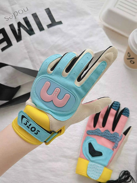 Sarah Express Women's Colorful Touchscreen Winter Gloves - Warm Knit Texting Gloves Sky Blue One Size