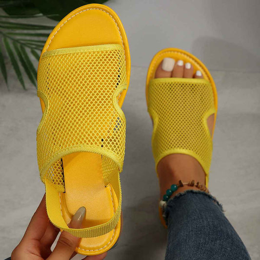 Sarah Express Breathable Mesh Beach Sandals | Lightweight Slip-On Summer Flat Shoes | Unisex