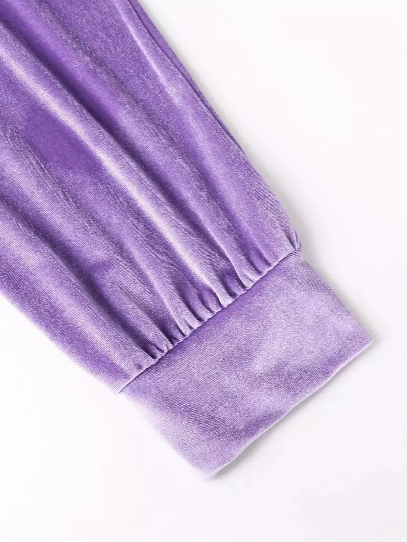 Sarah Express Women's Velvet Hoodie and Pants Set Plus Size