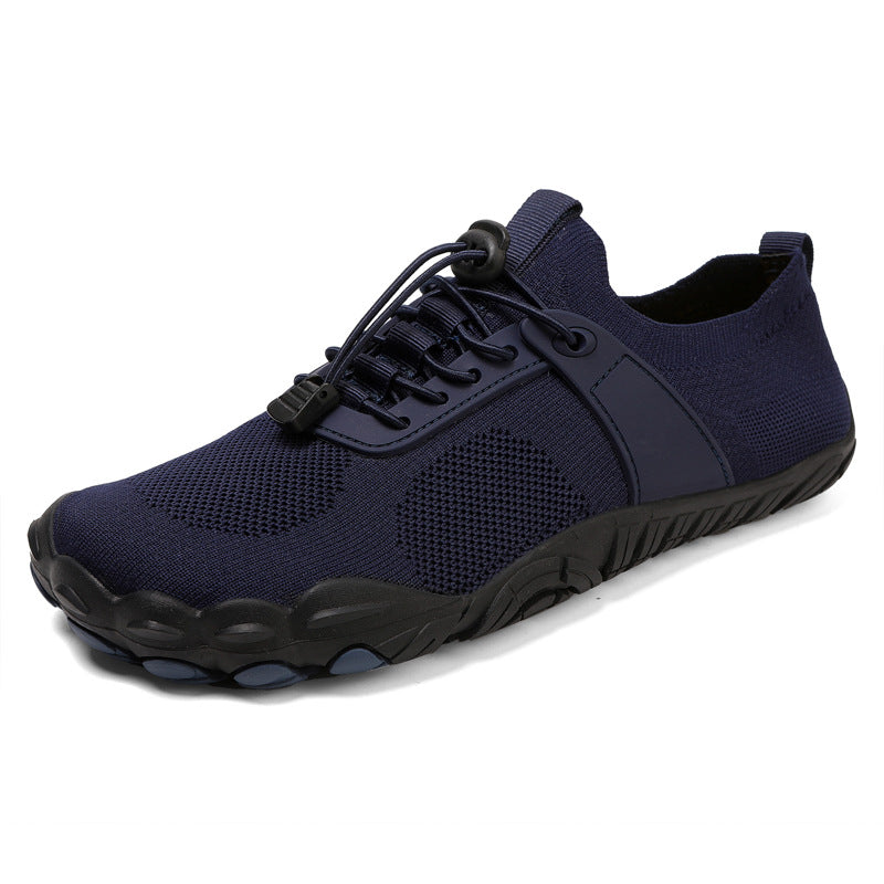 Sarah Express Breathable Five-Toe Hiking Shoes - Non-Slip Outdoor Adventure Footwear Dark Blue
