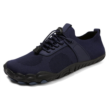 Sarah Express Breathable Five-Toe Hiking Shoes - Non-Slip Outdoor Adventure Footwear Dark Blue