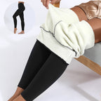Women's Fleece Lined Thermal Leggings Winter Warm High Waist Thick Stretch Pants
