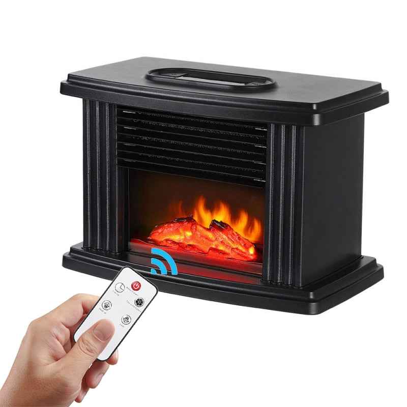 Sarah Express Electric Fireplace Heater LED Flame Effect Stove Remote Control 1000W