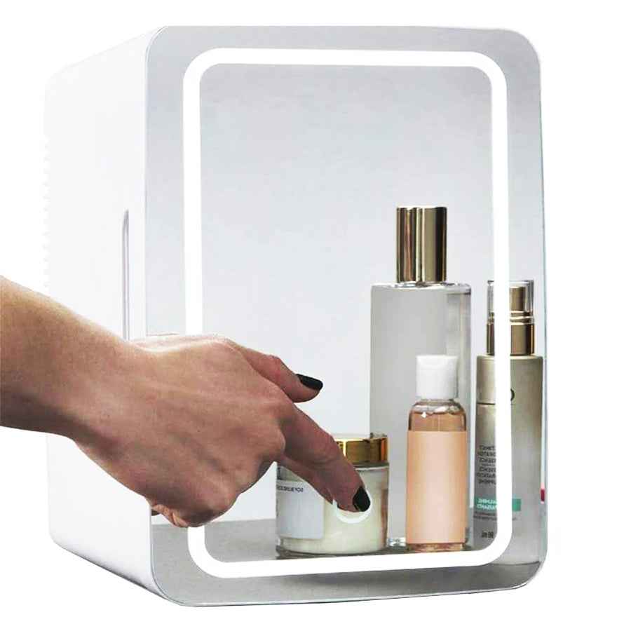 Sarah Express Mini Beauty Fridge - Portable Cosmetic Cooler & Warmer for Skincare Products