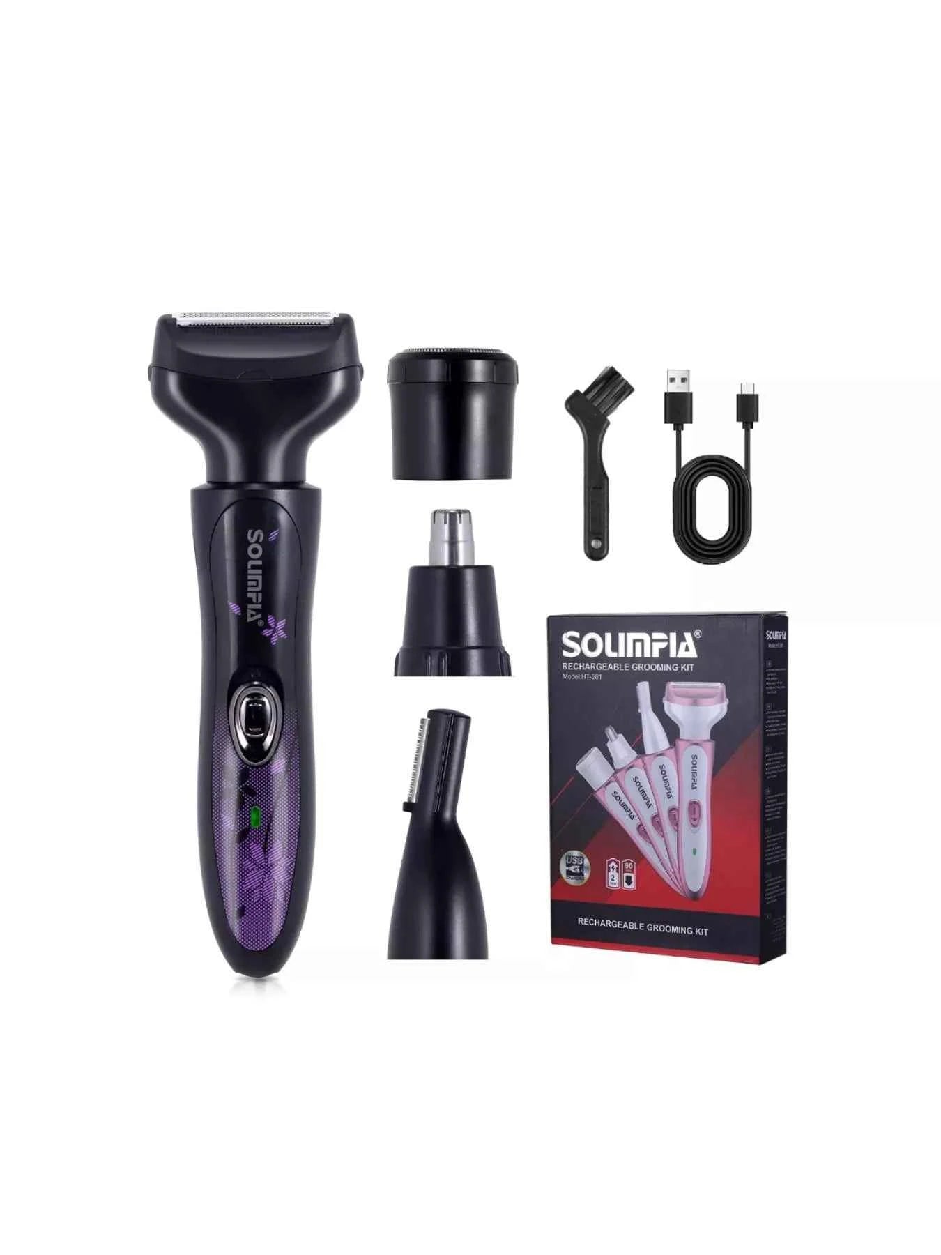 Sarah Express Women's Ergonomic Hair Removal Epilator - Multi-Purpose Electric Body & Face Hair Remover