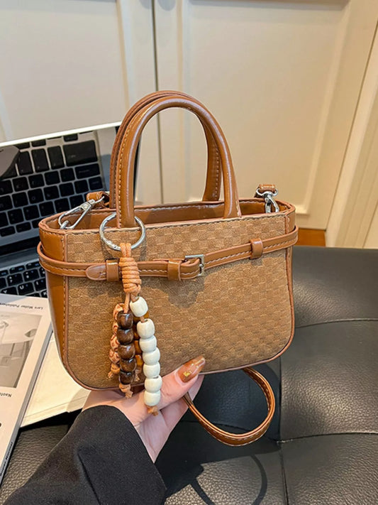 Sarah Express Women's Mini Top Handle Crossbody Bag - PU Leather