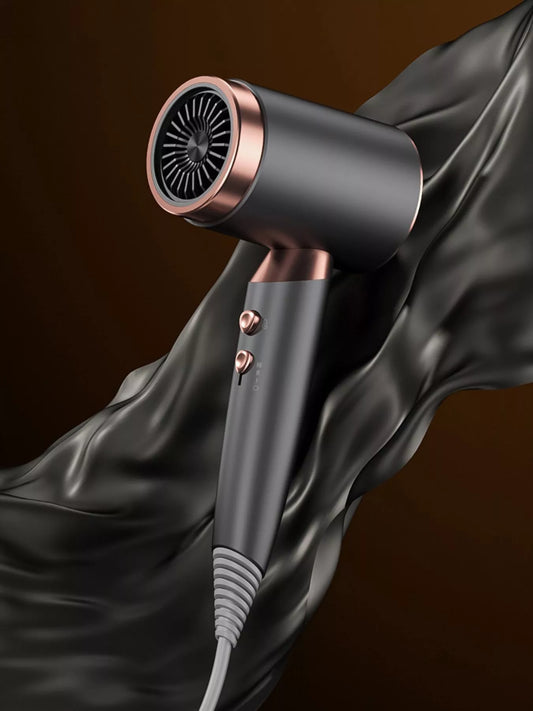 Sarah Express Professional Hair Dryer with Multi-Speed Temperature Control Dark Gray