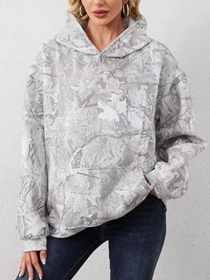 Sarah Express Women's Oversized Hoodie with Kangaroo Pocket - Long Sleeve Pullover Sweatshirt Plus Size