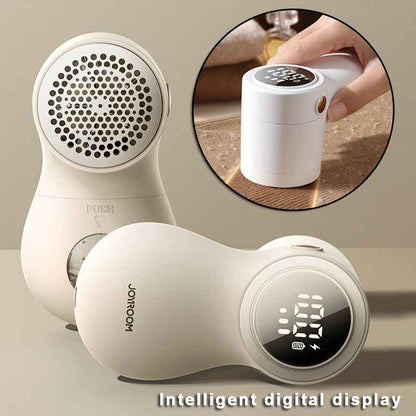 Sarah Express Electric Fabric Lint Remover - Smart LED Display USB Rechargeable Hairball Trimmer