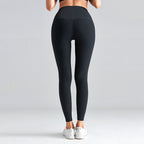Sarah Express Women's Slim Fit Nylon Yoga Pants High Stretch Athletic Leggings Workout Activewear
