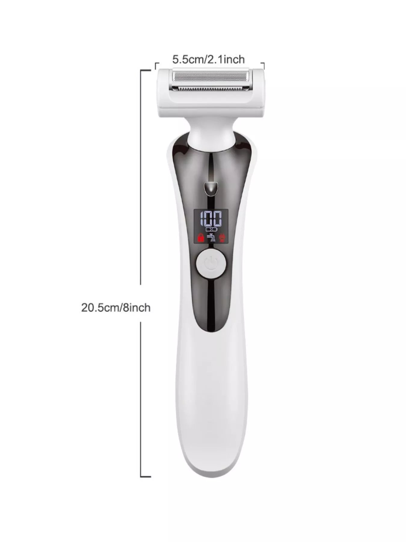 Sarah Express Women's Electric Hair Removal Epilator - Multifunctional Rechargeable Body & Face Trimmer