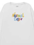 Sarah Express Women's Normal Day Long Sleeve T-Shirt - Basic Style Polyester Top