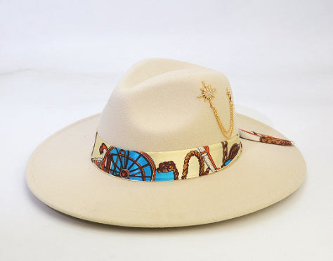 Sarah Express Women's British Wool-Like Felt Hat Bell Crown Elegant Winter