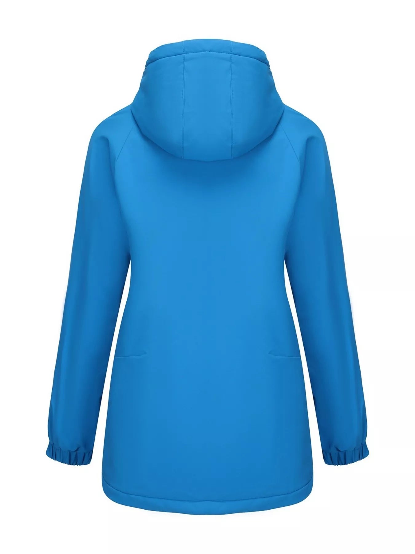 Sarah Express Women's Full Size Zip Up Hooded Parka Outerwear