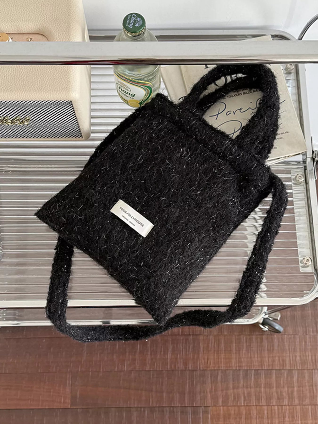 Sarah Express Women's Solid Color Crossbody Bag Black ONESIZE