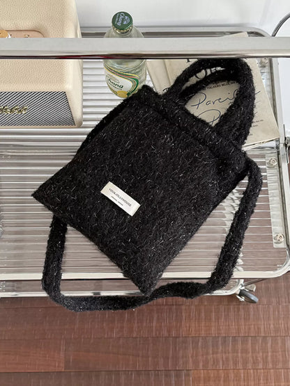 Sarah Express Women's Solid Color Crossbody Bag Black ONESIZE