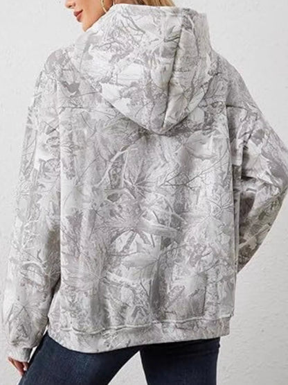 Sarah Express Women's Oversized Hoodie with Kangaroo Pocket - Long Sleeve Pullover Sweatshirt Plus Size