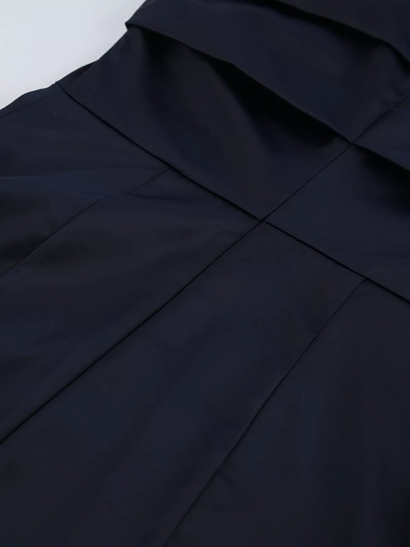 Sarah Express Women's Mock Neck Flounce Sleeve Dress