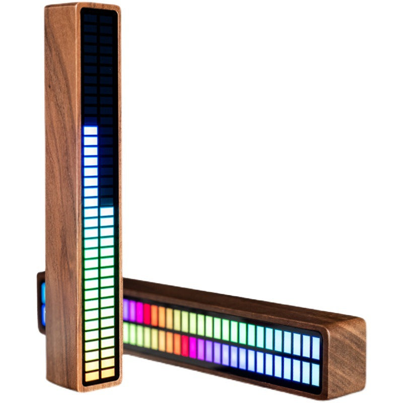LED Music Spectrum Rhythm Light - Bluetooth Voice Control RGB Atmosphere Lamp