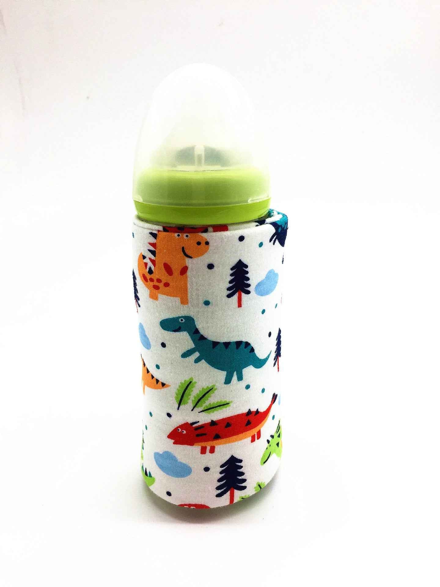 Sarah Express USB Baby Bottle Warmer - Portable Insulated Travel Heater for Nursing Bottles Dinosaur