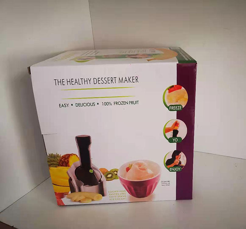 Automatic Ice Cream Maker Machine - Homemade Frozen Dessert Maker for Ice Cream, Sorbet & Frozen Yogurt