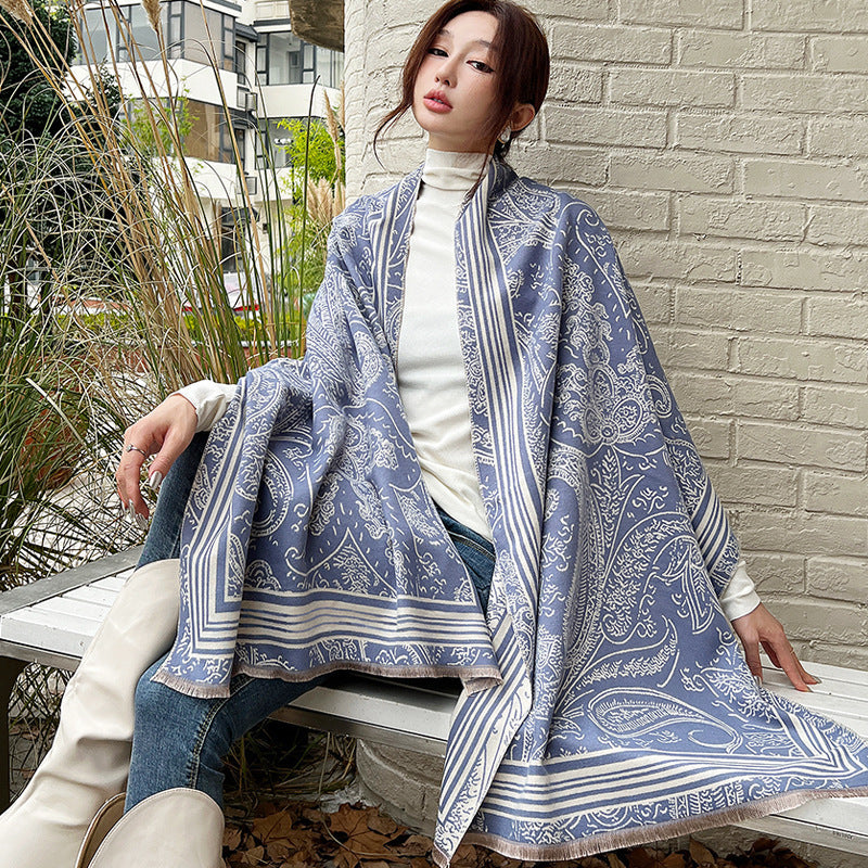 Sarah Express Women's Oversized Imitation Cashmere Winter Scarf Warm Wrap