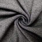 Sarah Express Ribbed Mock Neck Long Sleeve T-Shirt Slim Fit Layering Top
