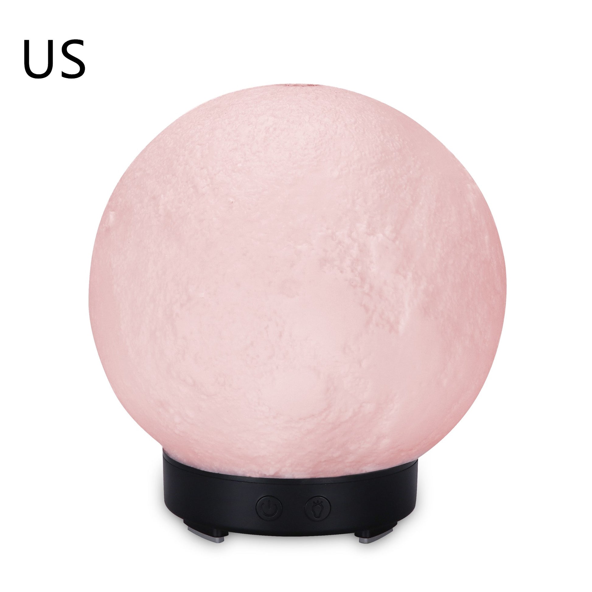 Sarah Express Moon Light Ultrasonic Humidifier Aroma Diffuser Essential Oil Aromatherapy Mist Maker Black base US