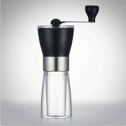 Sarah Express Manual Coffee Grinder Hand Crank Pepper Mill - Stainless Steel Burr Grinder for Fresh Coffee Beans