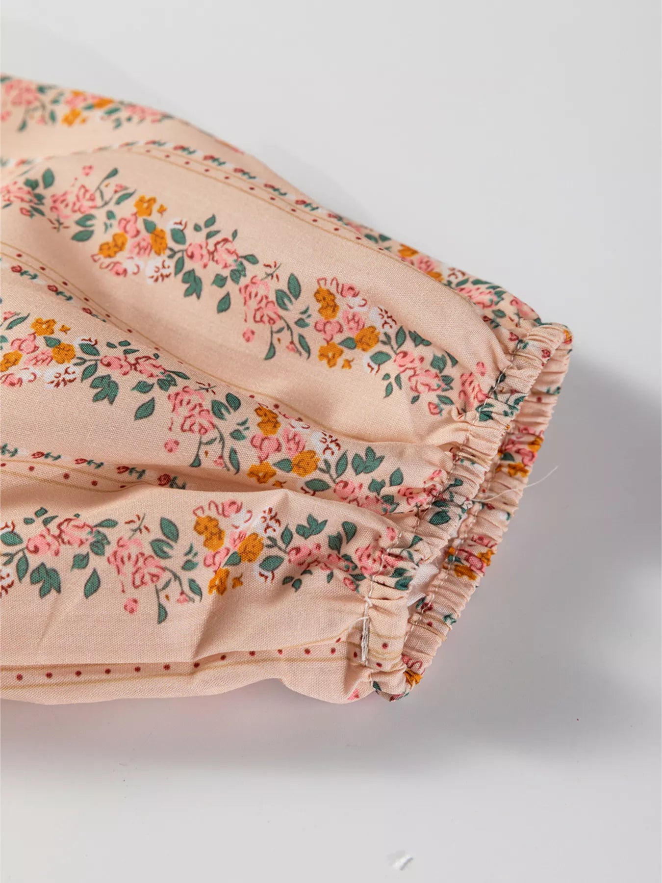 Sarah Express Women's Floral Print Bow Lace Long Sleeve Mini Dress - Romantic Loose Fit