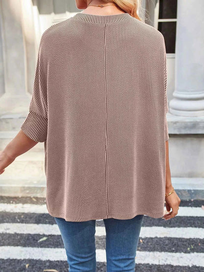 Sarah Express Women's Relaxed Fit Half Sleeve T-Shirt - Casual Oversized Tee