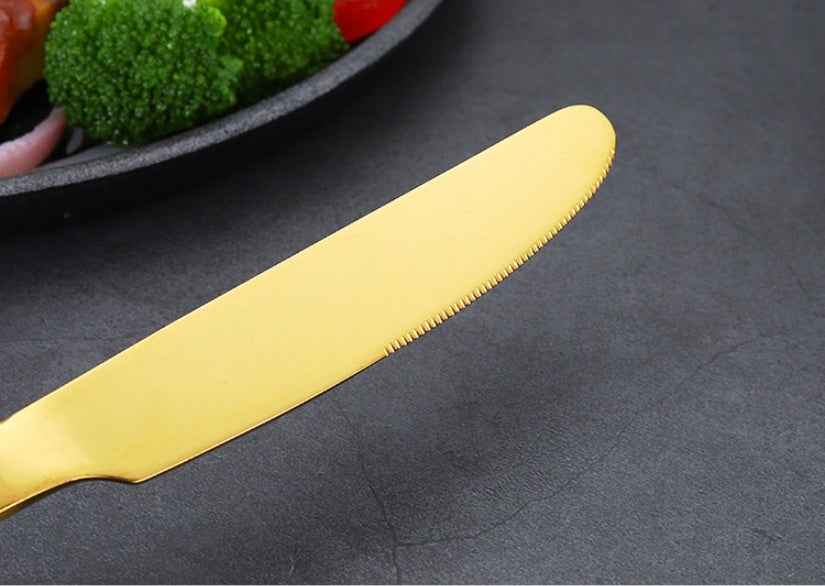 Sarah Express Premium 24-Piece Stainless Steel Flatware Set - Elegant Cutlery Collection