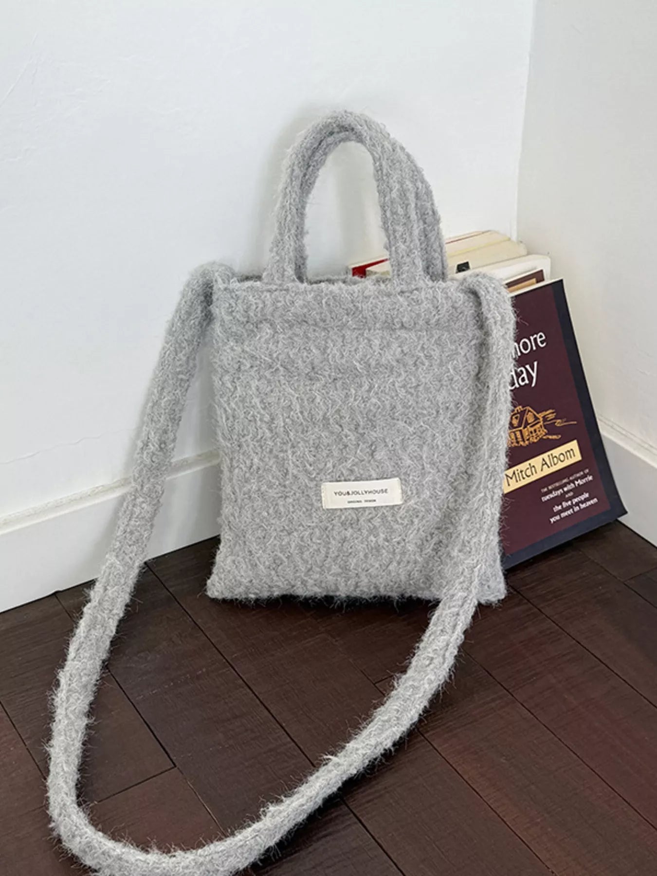 Sarah Express Women's Solid Color Crossbody Bag Gray ONESIZE