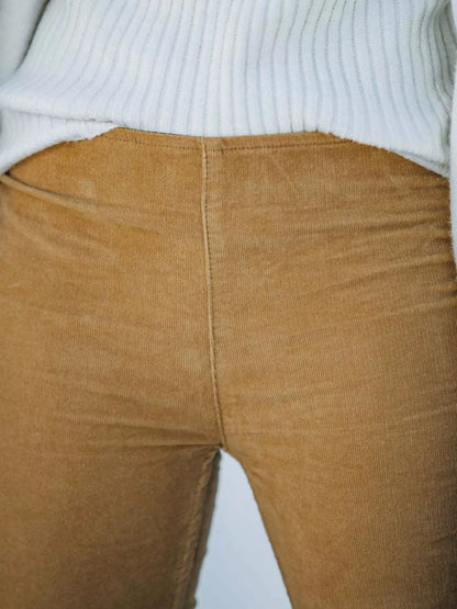 Sarah Express Women's Corduroy Flare Pants Plus Size